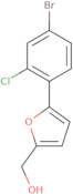 [5-(4-Bromo-2-chlorophenyl)-2-furyl]methanol