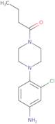 [4-(4-Butyrylpiperazin-1-yl)-3-chlorophenyl]amine
