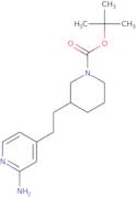 tert-Butyl 3-[2-(2-aminopyridin-4-yl)ethyl]piperidine-1-carboxylate