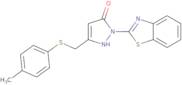 1-(1,3-Benzothiazol-2-yl)-3-{[(4-methylphenyl)thio]methyl}-1H-pyrazol-5-ol