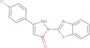 1-(1,3-Benzothiazol-2-yl)-3-(4-chlorophenyl)-1H-pyrazol-5-ol
