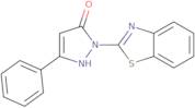 1-(1,3-Benzothiazol-2-yl)-3-phenyl-1H-pyrazol-5-ol