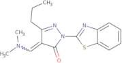 2-(1,3-Benzothiazol-2-yl)-4-[(dimethylamino)methylene]-5-propyl-2,4-dihydro-3H-pyrazol-3-one