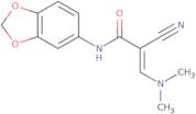 N-1,3-Benzodioxol-5-yl-2-cyano-3-(dimethylamino)acrylamide