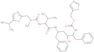 N~1~-(1-Benzyl-3-hydroxy-5-phenyl-4-{[(1,3-thiazol-5-ylmethoxy)carbonyl]amino}pentyl)-N~2~-{[[(5-i…