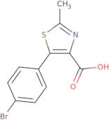 5-(4-Bromophenyl)-2-methyl-1,3-thiazole-4-carboxylic acid