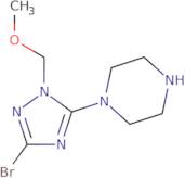 1-[3-Bromo-1-(methoxymethyl)-1H-1,2,4-triazol-5-yl]piperazine