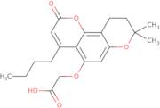 [(4-Butyl-8,8-dimethyl-2-oxo-9,10-dihydro-2H,8H-pyrano[2,3-f]chromen-5-yl)oxy]acetic acid