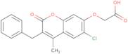 [(3-Benzyl-6-chloro-4-methyl-2-oxo-2H-chromen-7-yl)oxy]acetic acid