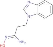 3-(1H-Benzimidazol-1-yl)-N'-hydroxypropanimidamide