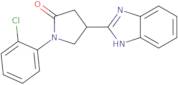 4-(1H-Benzimidazol-2-yl)-1-(2-chlorophenyl)pyrrolidin-2-one