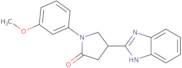 4-(1H-Benzimidazol-2-yl)-1-(3-methoxyphenyl)pyrrolidin-2-one