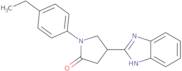 4-(1H-Benzimidazol-2-yl)-1-(4-ethylphenyl)pyrrolidin-2-one