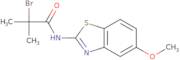 2-Bromo-N-(5-methoxy-1,3-benzothiazol-2-yl)-2-methylpropanamide