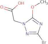 (3-Bromo-5-methoxy-1H-1,2,4-triazol-1-yl)acetic acid