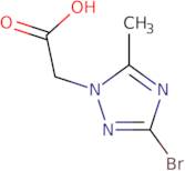 (3-Bromo-5-methyl-1H-1,2,4-triazol-1-yl)acetic acid