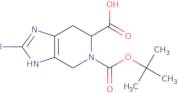 5-(tert-Butoxycarbonyl)-2-iodo-4,5,6,7-tetrahydro-1H-imidazo[4,5-c]pyridine-6-carboxylic acid