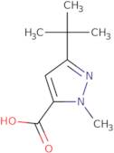 3-tert-Butyl-1-methyl-1H-pyrazole-5-carboxylic acid