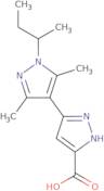 1'-sec-Butyl-3',5'-dimethyl-1H,1'H-3,4'-bipyrazole-5-carboxylic acid