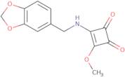 3-[(1,3-Benzodioxol-5-ylmethyl)amino]-4-methoxycyclobut-3-ene-1,2-dione