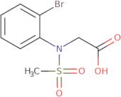 N-(2-Bromophenyl)-N-(methylsulfonyl)glycine