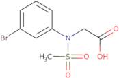 N-(3-Bromophenyl)-N-(methylsulfonyl)glycine