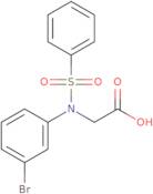 N-(3-Bromophenyl)-N-(phenylsulfonyl)glycine