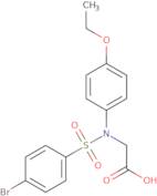 N-[(4-Bromophenyl)sulfonyl]-N-(4-ethoxyphenyl)glycine