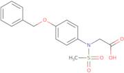 N-[4-(Benzyloxy)phenyl]-N-(methylsulfonyl)glycine