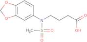 4-[1,3-Benzodioxol-5-yl(methylsulfonyl)amino]butanoic acid