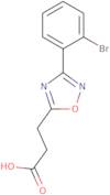 3-[3-(2-Bromophenyl)-1,2,4-oxadiazol-5-yl]propanoic acid