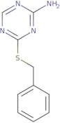 4-(Benzylthio)-1,3,5-triazin-2-amine