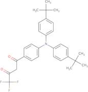 1-(4-(Bis(4-tert-butylphenyl)amino)phenyl)-4,4,4-trifluorobutane-1,3-dione