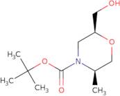 N-t-BOC-(2S)-Hydroxymethyl-(5R)-Methylmorpholine