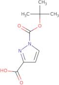 1-tert-Butoxycarbonylpyrazole-3-carboxylic acid