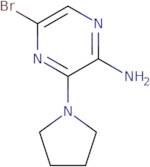 5-Bromo-3-(pyrrolidin-1-yl)pyrazin-2-amine