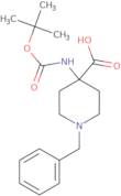 1-Benzyl-4-((tert-butoxycarbonyl)amino)piperidine-4-carboxylic acid