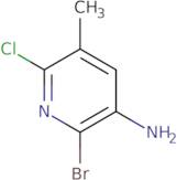 2-Bromo-6-chloro-5-methylpyridin-3-amine