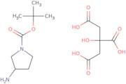 tert-Butyl 3-aminopyrrolidine-1-carboxylate 2-hydroxypropane-1,2,3-tricarboxylate