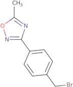 3-(4-(Bromomethyl)phenyl)-5-methyl-1,2,4-oxadiazole