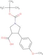 1-(tert-Butoxycarbonyl)-4-(4-methoxyphenyl)pyrrolidine-3-carboxylic acid