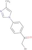 2-Bromo-1-(4-(4-methyl-1H-imidazol-1-yl)phenyl)ethanone