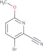 3-Bromo-6-methoxypicolinonitrile