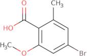 4-Bromo-2-methoxy-6-methylbenzoic acid