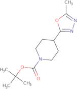 tert-Butyl 4-(5-methyl-1,3,4-oxadiazol-2-yl)piperidine-1-carboxylate