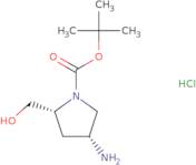 (2R,4R)-tert-Butyl 4-amino-2-(hydroxymethyl)pyrrolidine-1-carboxylate hydrochloride