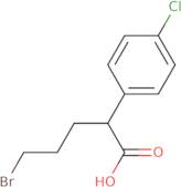 5-Bromo-2-(4-chlorophenyl)pentanoic acid