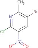 3-Bromo-6-chloro-2-methyl-5-nitropyridine