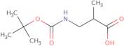 3-((tert-Butoxycarbonyl)amino)-2-methylpropanoic acid