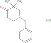 1-Benzyl-3,3-dimethylpiperidin-4-one hydrochloride